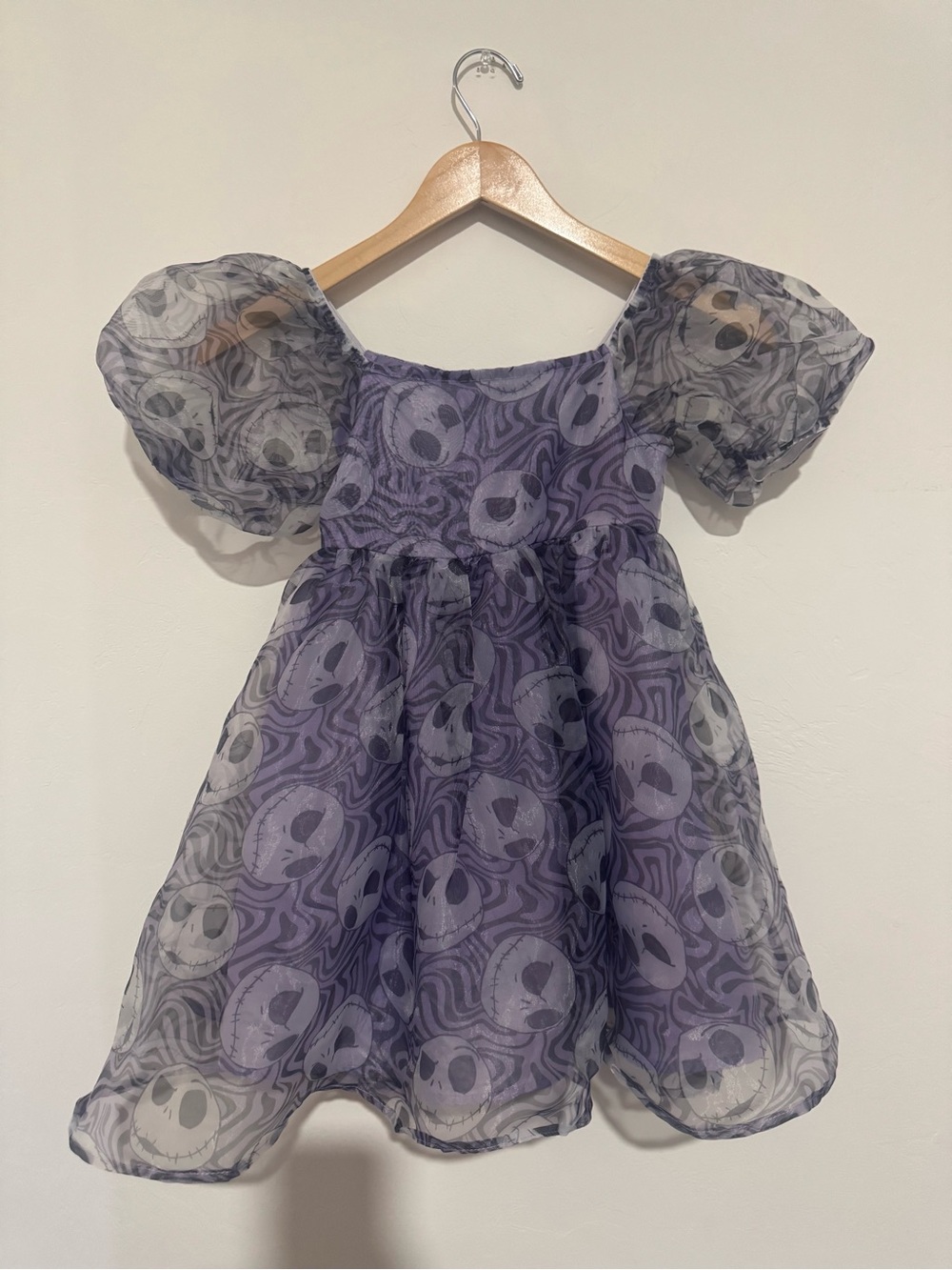 Disney’s The Nightmare Before Christmas Purple Jack Skellington Dress Medium